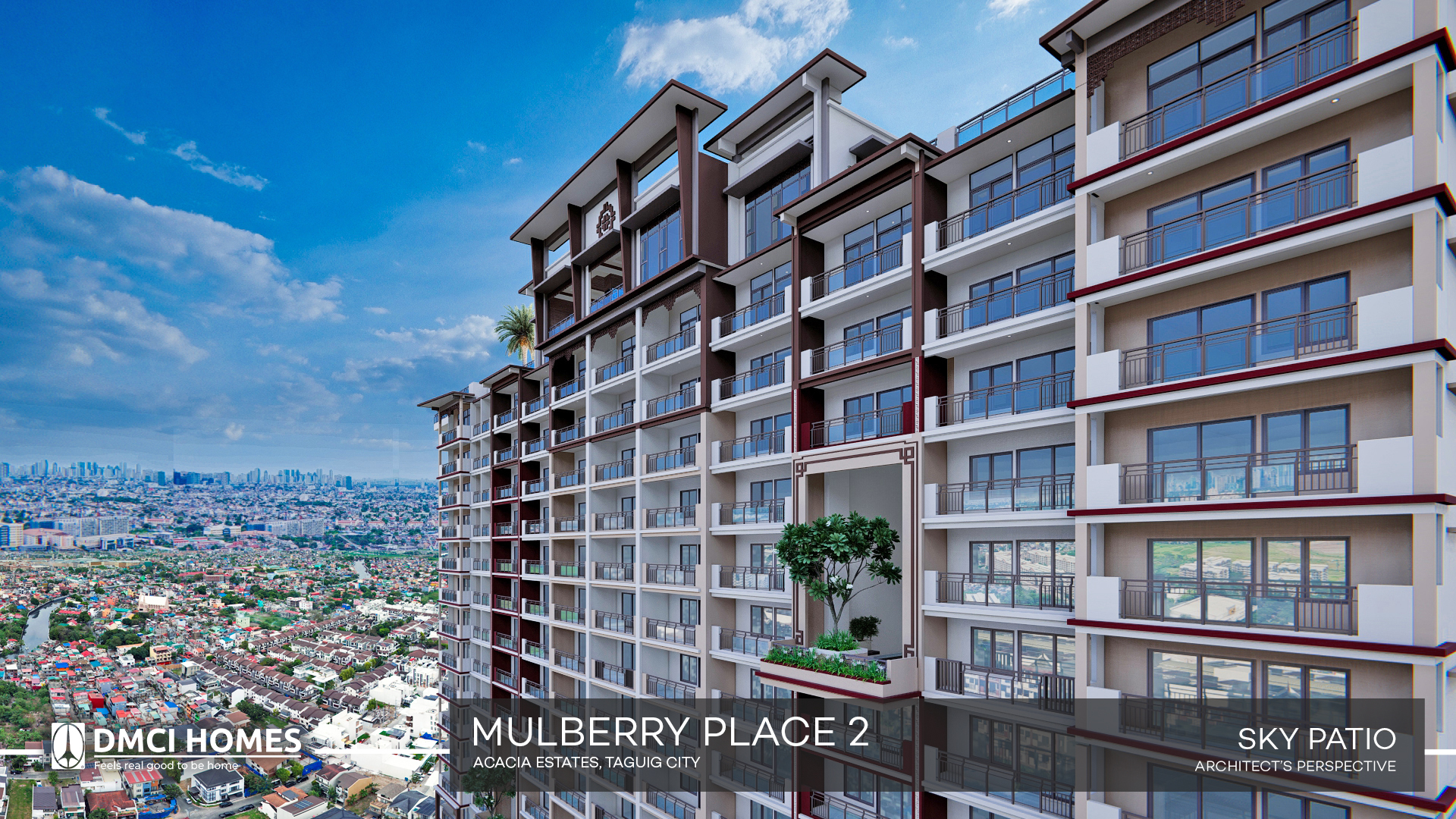 DMCI Homes sky patio with open-air space